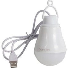 Gaman Beyaz 10 Ledli Kamp Lambası 5 Watt 1 Metre USB Kablo