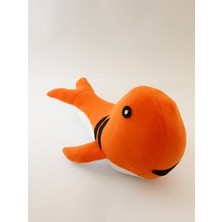 Uğraş Shop Peluş Balina Balığı Oyuncak 35 cm Oyun Arkadaşı Yerli Üretim