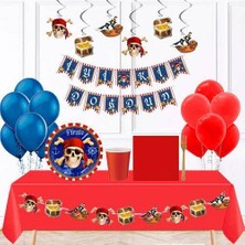 Parti Dükkanım Korsan Temalı 16 Kişilik Ekonomik Parti Seti