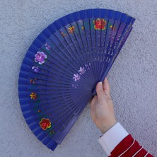 Piraye Gift Bambu  Çiçekli  Yelpaze