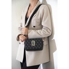 Silver & Polo Siyah Platin - Siyah SP1078 Kadın Çapraz Çanta