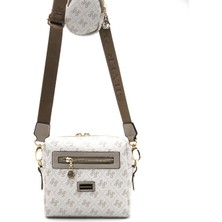 Silver & Polo Bej - Kum SP1038 Kadın Çapraz Çanta