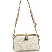 Silver & Polo Bej - Kum SP899 Kadın Çapraz Çanta