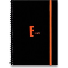 Lecolor Elegance A5 Defter Kareli 160 Syf Spiralli