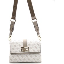 Silver & Polo Bej - Kum SP1009 Kadın Çapraz Çanta