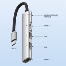 Daytona 019C 4ın1 Type-C To USB Type-C Pd Çevirici Dönüştürücü Adaptör