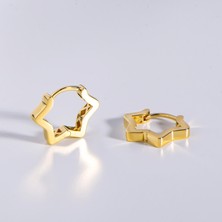 goldkupe 14 Ayar Italyan Altın Yıldız Küpe 2,8 gr