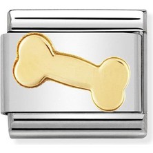 Nomination Composable Classic Dekoratif Link - Eğlence - Kemik - (09 Bone) 18K Altın