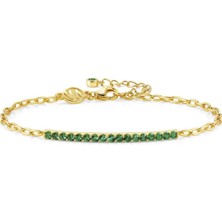 Nomination Lovelight - Bileklik - Yeşil Yüzgeç, Sarı Altın