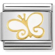 Nomination Composable Classic Dekoratif Link - Doğa - Kelebek - (03 Butterfly) 18K Altın