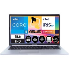 Asus Vivobook-15 F1502ZA-EJ1534 Intel Core I5 1235U 8gb 512GB SSD 15.6" Fhd Freedos Dizüsütü Bilgisayar Snertech Çanta