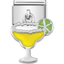 Nomination Composable Classic Dekoratif Charm - Charm Semboller - Kokteyl - (09 Cocktail) 925 Gümüş