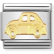 Nomination Composable Classic Dekoratif Link - Teknoloji - Araba - (05 Car) 18K Altın