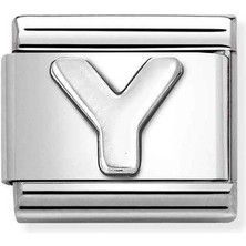 Nomination Composable Classic Dekoratif Link - Harfler - Y - (25 Y) 925 Gümüş