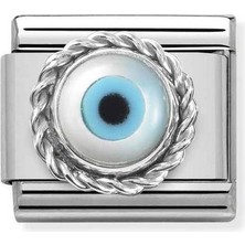 Nomination Composable Classic Dekoratif Link - Nazar Boncuğu - Nazar Boncuğu -  925 Gümüş