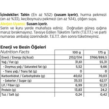 Helvart Keçiboynuzlu Tahin Helvası, Şeker Ilavesiz, Glutensiz, Vegan 175 gr