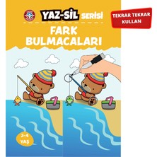 Çocuk Akademi Yaz Sil Serisi- Fark Bulmacaları - Özlem Durhat- Feyzanur Ak Güney