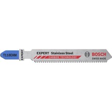 Bosch Expert T118 Ehm Paslanmaz Çelik Sac Dekupaj Testere Bıçağı