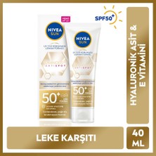 LUMINOUS630 Leke Karşıtı Güneş Koruyucu Yüz Kremi 40ML, SPF50, Hyalüronik Asit, E Vitamini, Uva/uvb