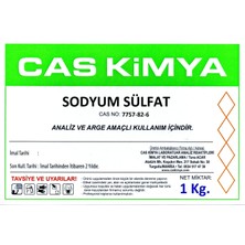 CAS Sodyum Sülfat