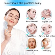 Mingming Shop Beyaz Stil Rf Yüz Germe Makinesi Cilt Sıkılaştırma Cihazı Yüz Radyo Frekansı Cilt Gençleştirme Ems Yüz Germe Masajı Için Mikro Akım (Yurt Dışından)