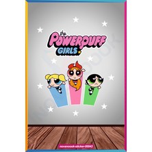 Nova Noook Powerpuff Girls Sticker Etiket Seti (STICKER-00042)