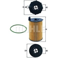 Mahle Yağ Filtresi Vw Touareg-Audi A4-A5-A6 3.0 V6 Tdi-Porsche Cayenne-Macan-Panamera 3.0d 11 18051