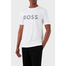 Boss Pamuklu Regular Fit Bisiklet Yaka T Shirt Erkek T Shirt 50512866 100