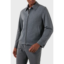 Boss Streç Gofre Slim Fit Fermuarlı Ceket Erkek Ceket 50514607 041