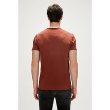 Bad Bear Giraffe 0 Yaka Erkek Tshirt - Kahverengi
