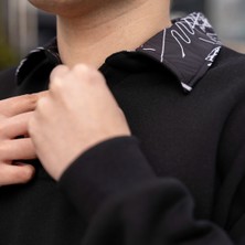 Rascape Siyah Polo Sweatshirt