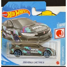Hot Wheels Tekli Arabalar 2018 Honda Civic Type R GTB06