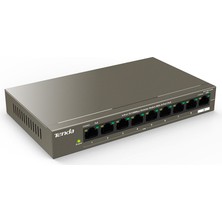 Tenda TEF1109P-8-63W 8 Port 10/100 1 Uplı Poe Swıt