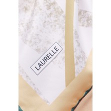 Laurelle Tivil Eşarp Geometrik Hardal