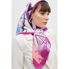 Laurelle Tivil Eşarp Geometrik Pembe