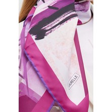 Laurelle Tivil Eşarp Geometrik Pembe