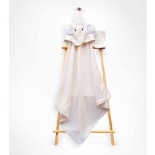 Babyline Bebek&çocuk Havlu Fil Nakışlı Bebek&çocuk Havlu