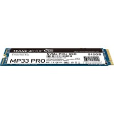 Team MP33 Pro 512GB 2400/2100MB/S Nvme Pcıe GEN3X4 M.2 SSD Disk (TM8FPD512G0C101)