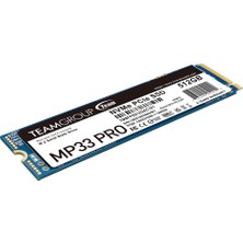 Team MP33 Pro 512GB 2400/2100MB/S Nvme Pcıe GEN3X4 M.2 SSD Disk (TM8FPD512G0C101)