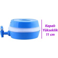 Glaswen Su Sebili Ayran Meşrubat Içecek Bidonu Sebil Katlanabilir Musluklu Termos Çeşmeli Körüklü 5.5 Litre