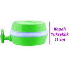 Glaswen Su Sebili Ayran Meşrubat Içecek Bidonu Sebil Katlanabilir Musluklu Termos Çeşmeli Körüklü 5.5 Litre