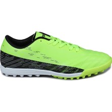 28004 Neon Yeşil - Siyah Halı Saha Krampon Futbol Ayakkabısı
