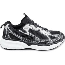 Jump 29819 Siyah - Gri Kadın Sneaker Günlük Spor Ayakkabı