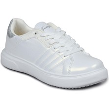28054 Beyaz Kadın Sneaker Günlük Spor Ayakkabı