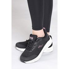 28082 Siyah Kadın Sneaker Günlük Spor Ayakkabı