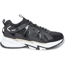 Jump 29942 Siyah - Bej Kadın Sneaker Günlük Spor Ayakkabı
