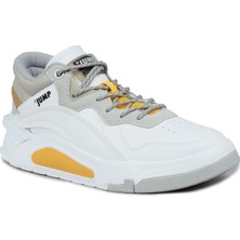Jump 29103 Yüksek Bilekli Beyaz Erkek Sneaker Günlük Spor Ayakkabı