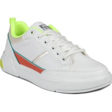 Jump 27792 Beyaz - Neon Yeşil Kadın Sneaker Günlük Spor Ayakkabı