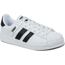 Jump 29055 Beyaz - Siyah Erkek Sneaker Günlük Spor Ayakkabı
