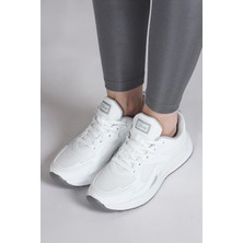 Jump 28099 Beyaz Kadın Sneaker Günlük Spor Ayakkabı